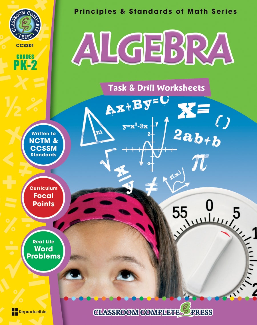 Algebra - Task & Drill Sheets Gr. PK-2 Ebook