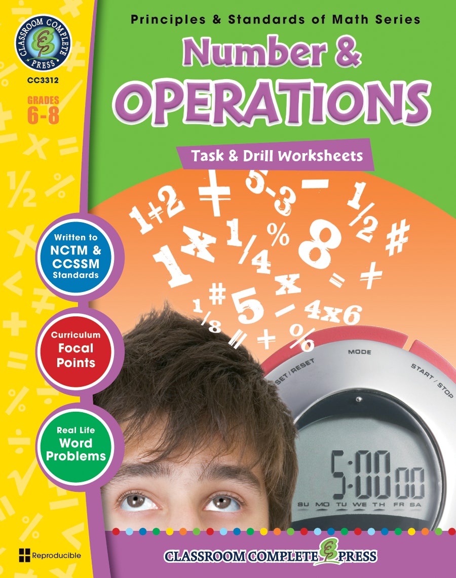 Number & Operations - Task & Drill Sheets Gr. 6-8 Ebook