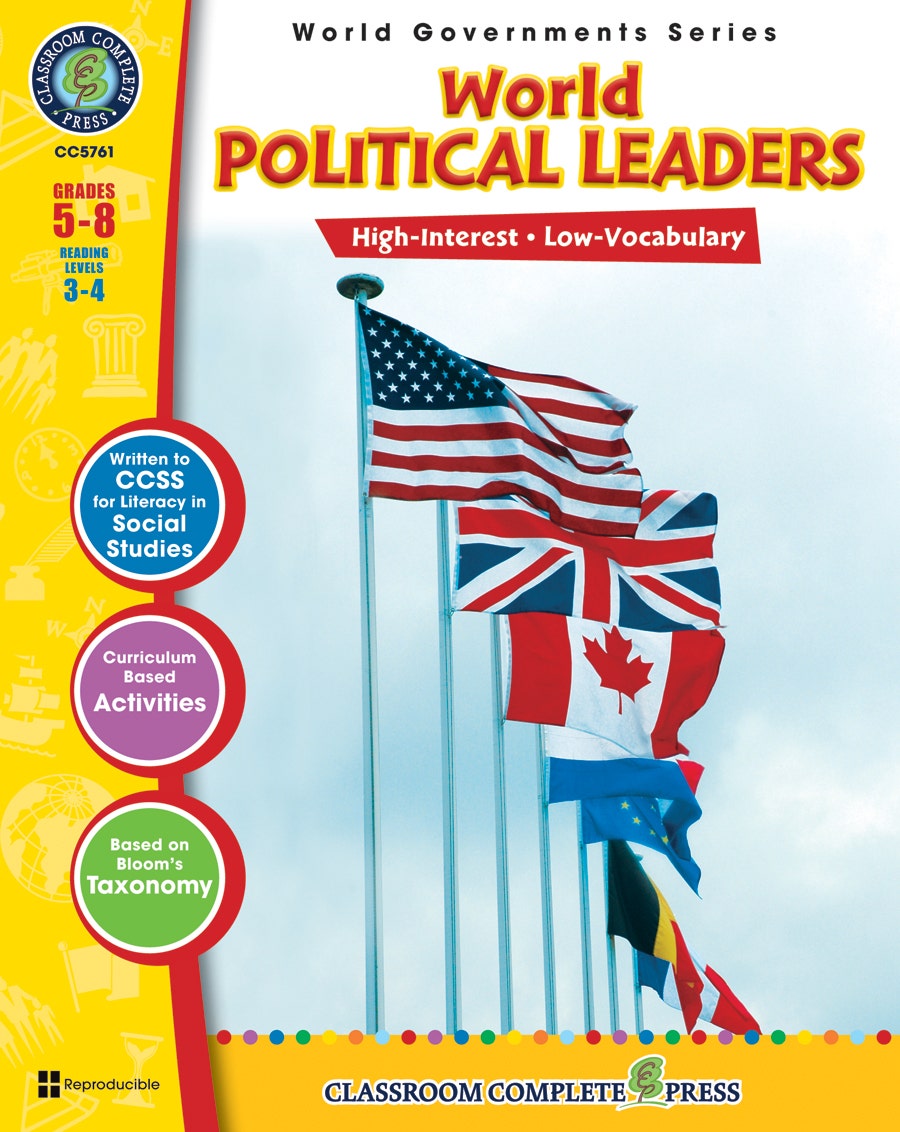 World Political Leaders Gr. 5-8 Ebook