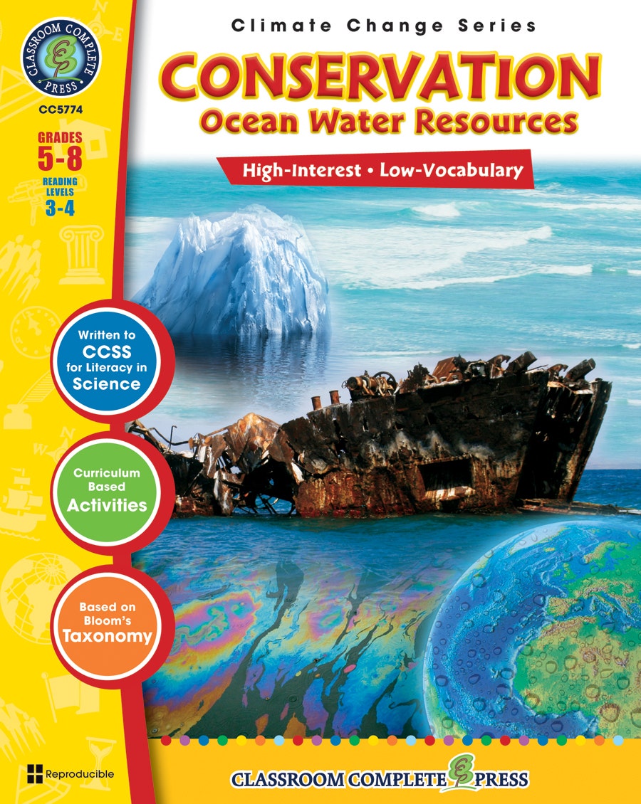Conservation: Ocean Water Resources Gr. 5-8 Ebook