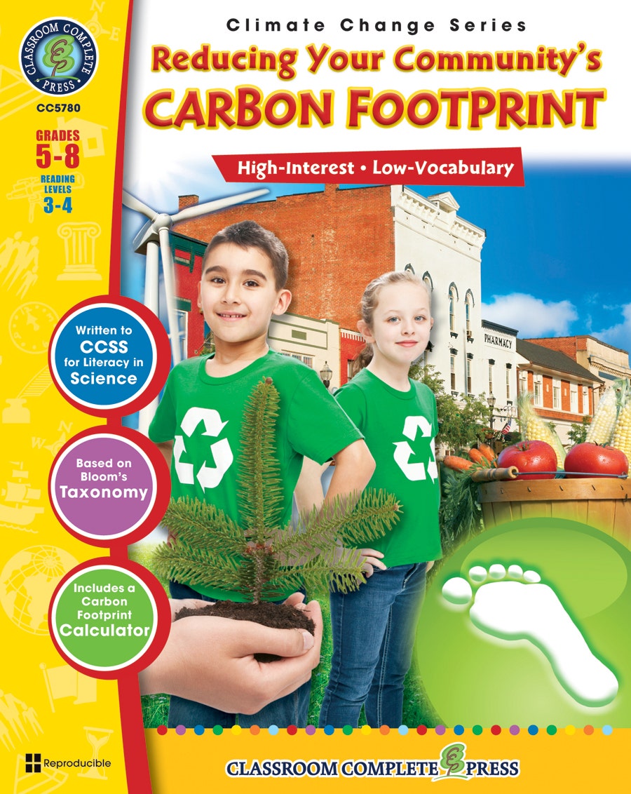 Reducing Your Communitys Carbon Footprint Gr. 5-8 Ebook
