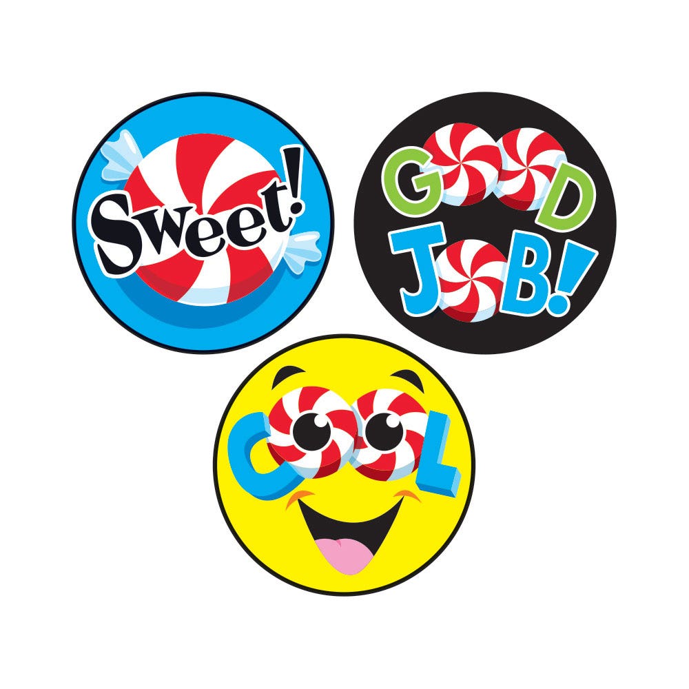 Candy CompliMINTSPeppermint Stinky Stickers