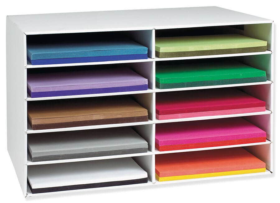 Classroom Keepers Construction Paper Storage 12x18
