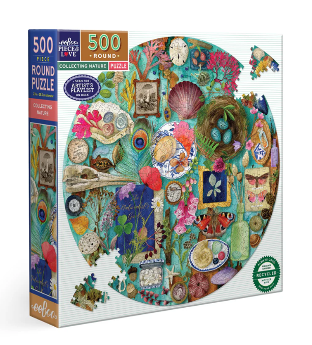 Collecting Nature 500 pc Round Puzzle