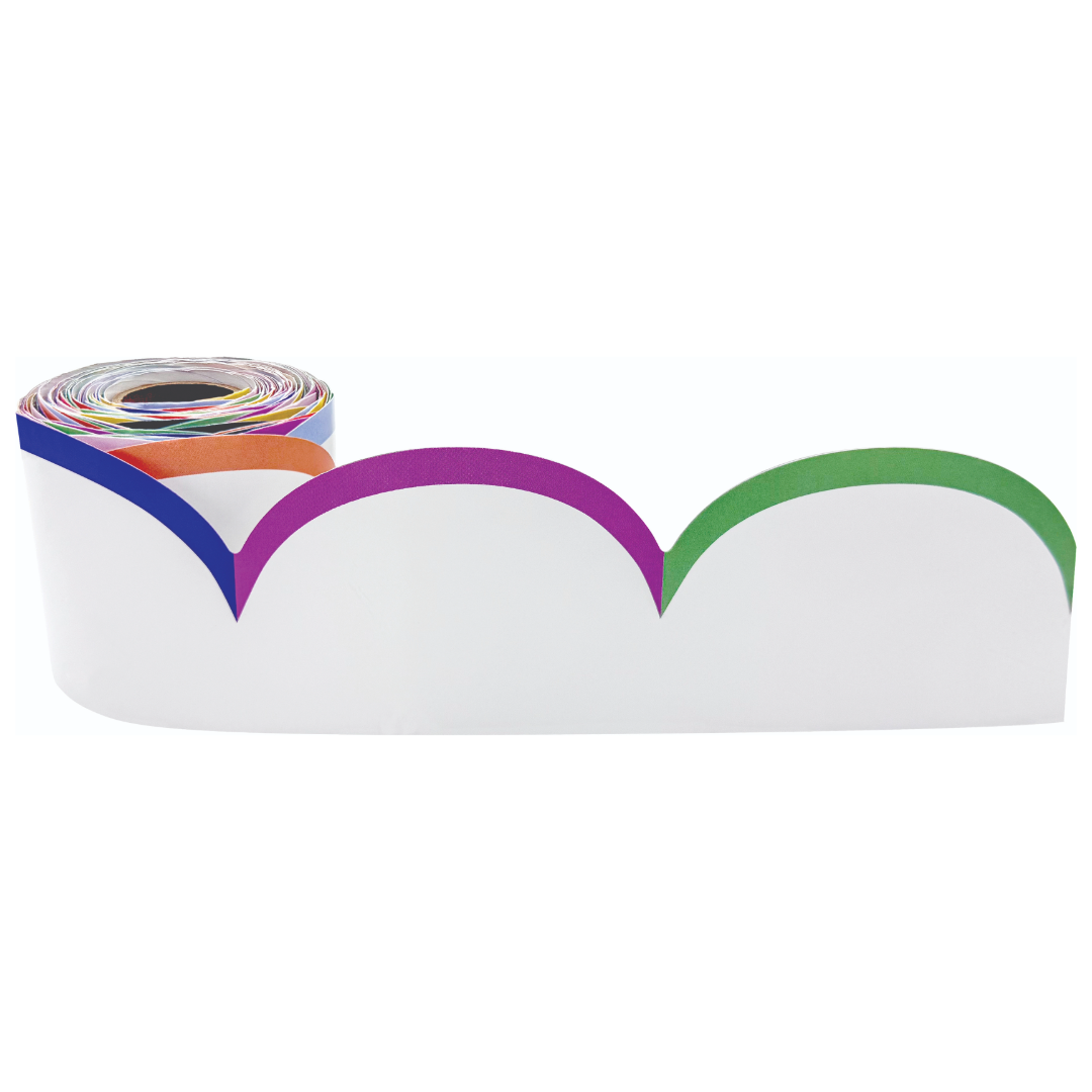 Color Crush Crushing It Scalloped Die-Cut Rolled Border Trim