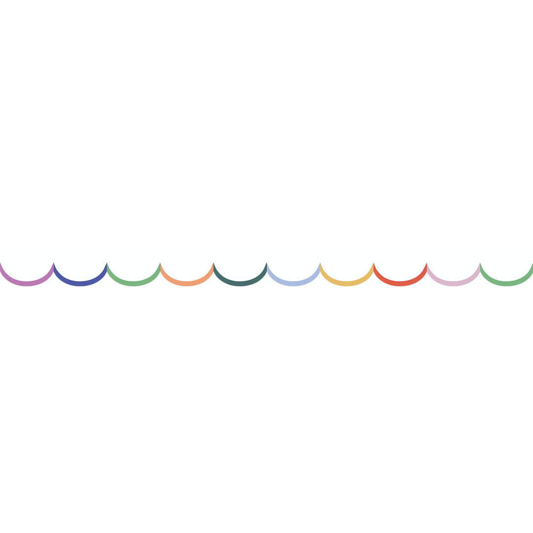 Color Crush Crushing It Scalloped Die-Cut Rolled Border Trim