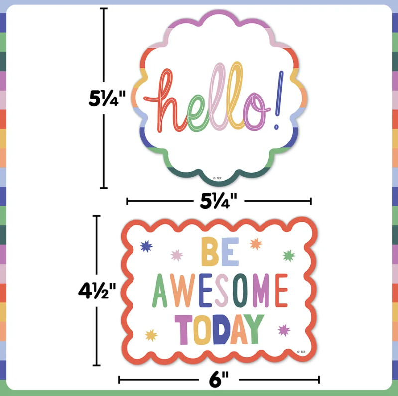 Color Crush Positive Sayings Accents