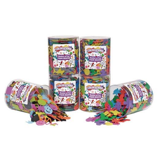 Buckets Of Fun Foam Shapes Set of 6