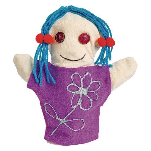 Canvas Person Puppets Set of 12