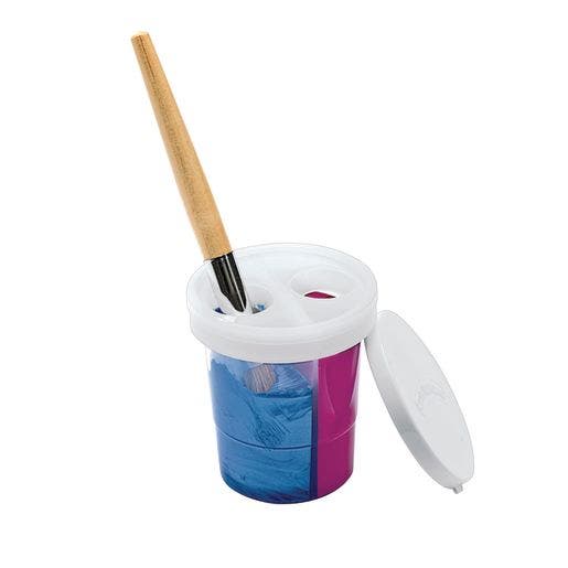 Double Dip Divided Paint Cups-Set Of 5
