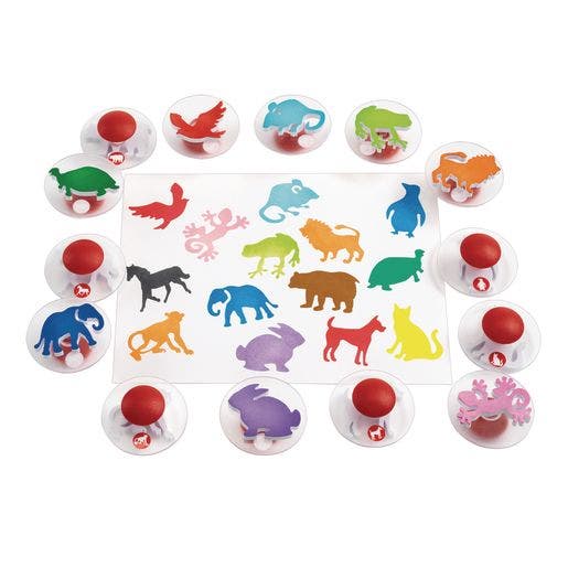 Easy-Grip Animal Stampers Set of 14