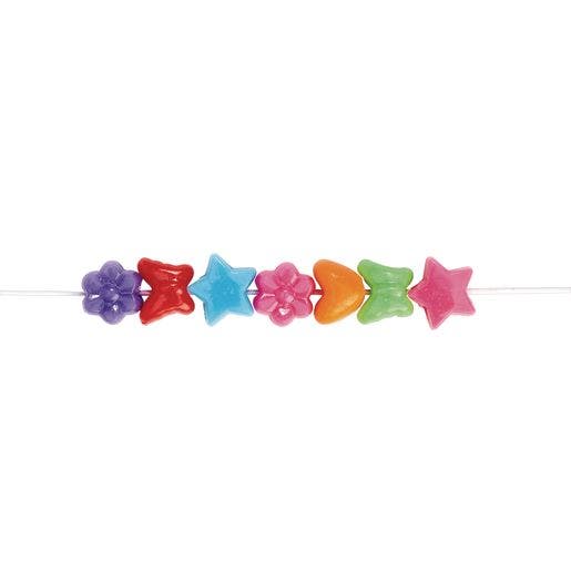 Fun Shapes Pony Beads 1Lb