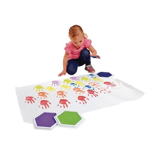 Colorations Candy Colors Jumbo Washable Stamp Pads Set of 6