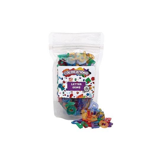 Colorations Mini Letter Jewels 208 pcs
