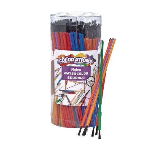 Nylon Watercolor Brushes 144Pc