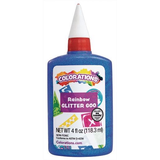 Rainbow Glitter Glue 4oz Set of 6