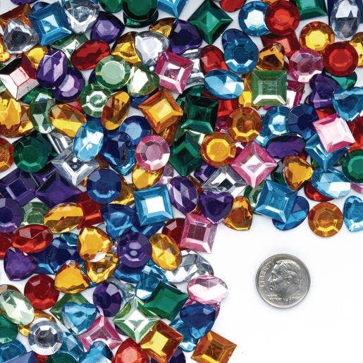 Self-Adhesive Gems In a Jar 900 pcs