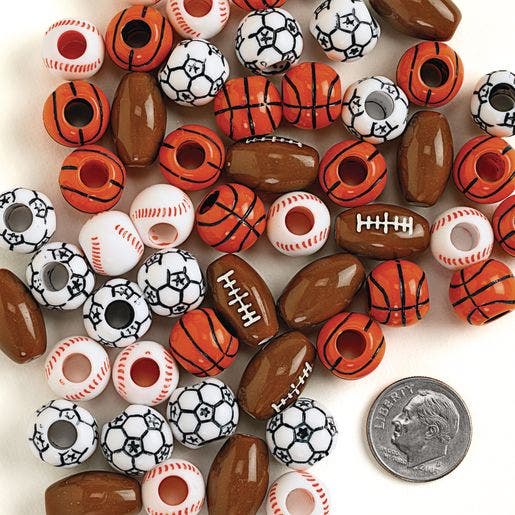 Sport Beads 1/2 Lb