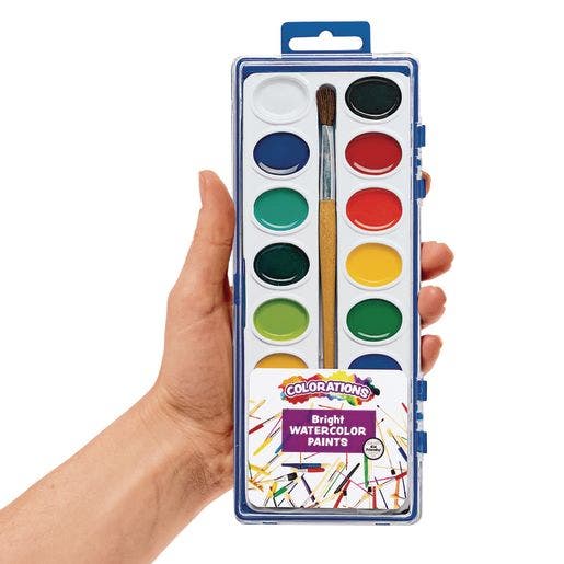 Colorations Washable Watercolor Paints 16 colours