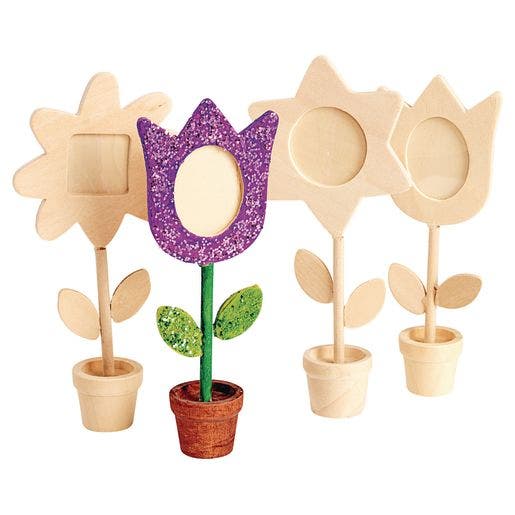 Wooden Flower Pot Frames Set of 12
