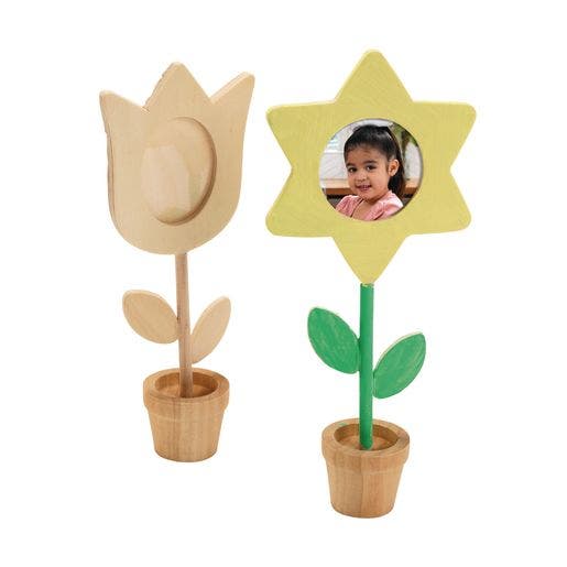 Wooden Flower Pot Frames Set of 12