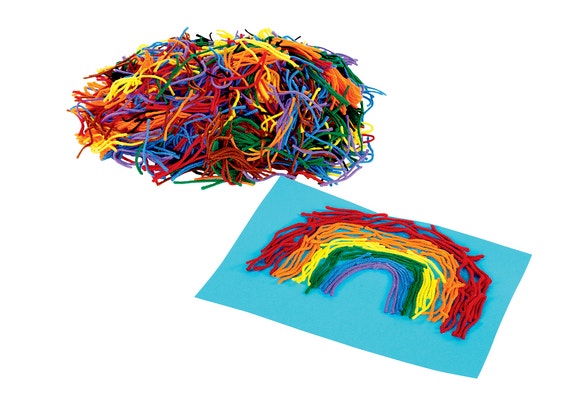 Colorful Collage Yarn 2560 Pieces