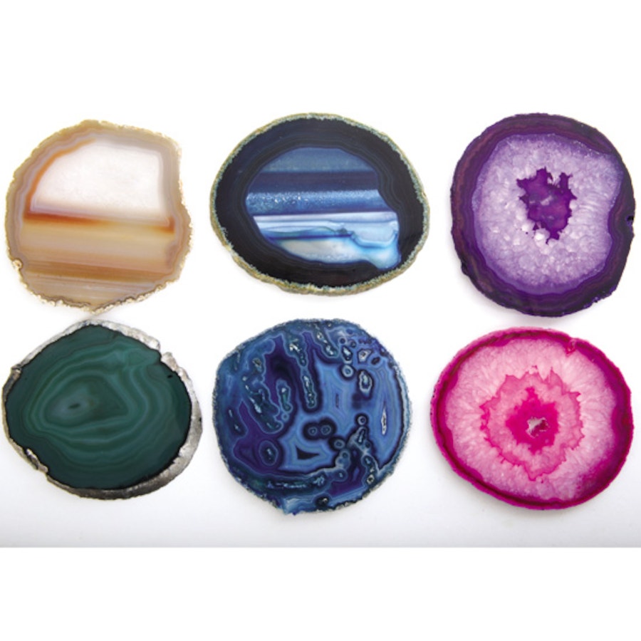 Colourful Natural Material Agate Rock