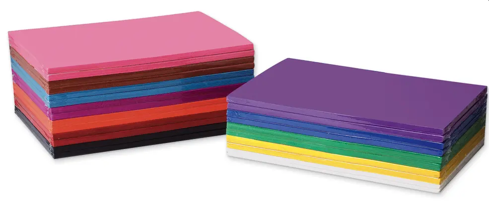 Construction Paper Sampler Assorted 12 x 18 1200 sheets