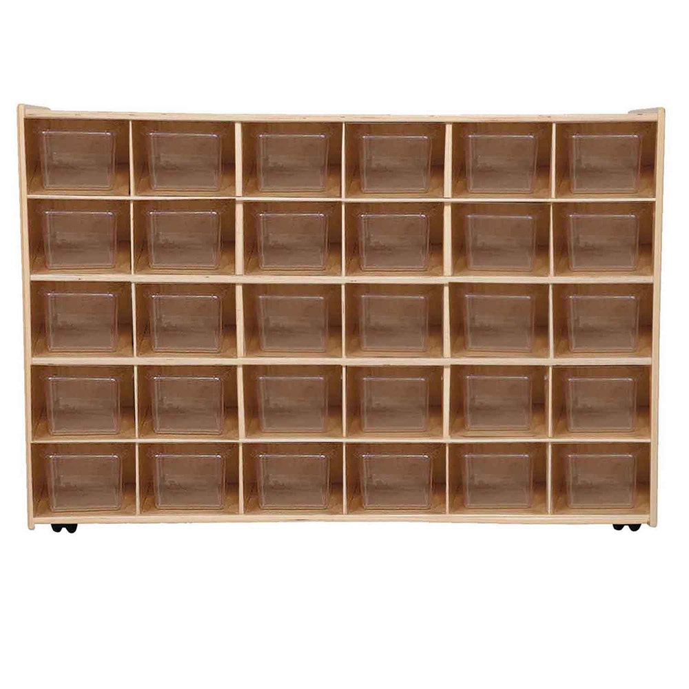 Contender Mobile 30 Tray Storage with Translucent Trays Asse