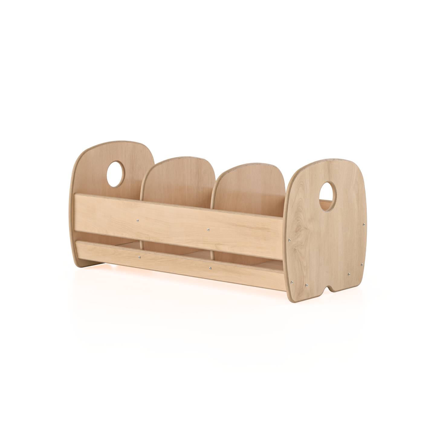 Woodlyn Open Top Low Book Browser 30.5inL x 14.25inH