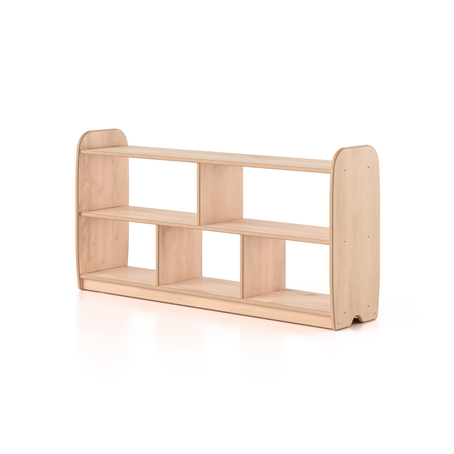 Woodlyn Open One Shelf Long Horizontal with Vertical Dividers 46inL x 24inH