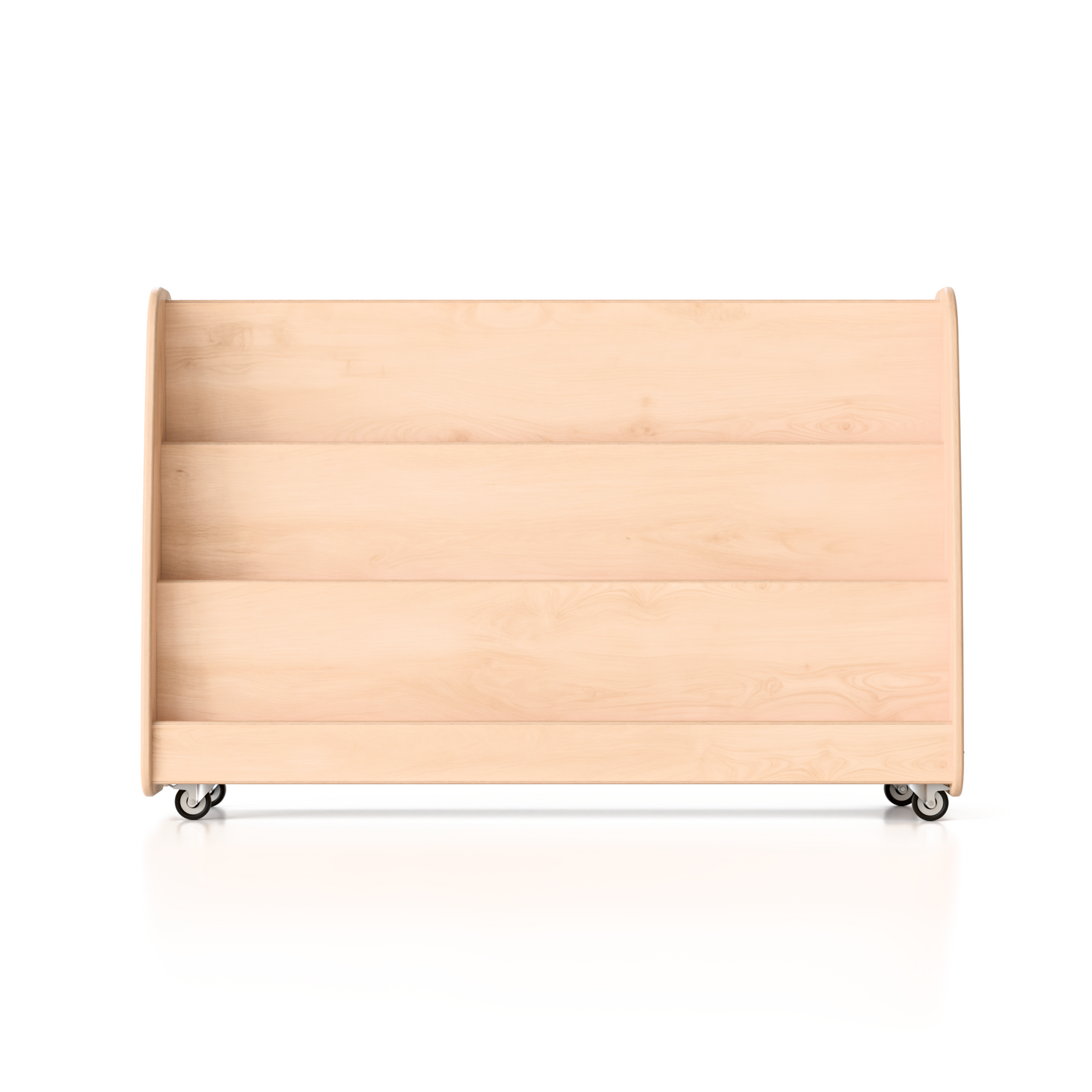 Woodlyn Double Sided Large Book Browser Mobile 46.5inL x 30inH