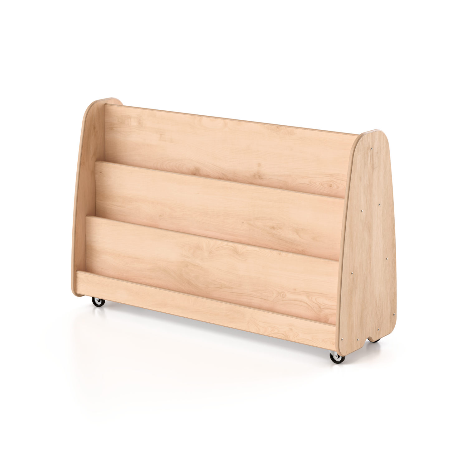 Woodlyn Double Sided Large Book Browser Mobile 46.5inL x 30inH