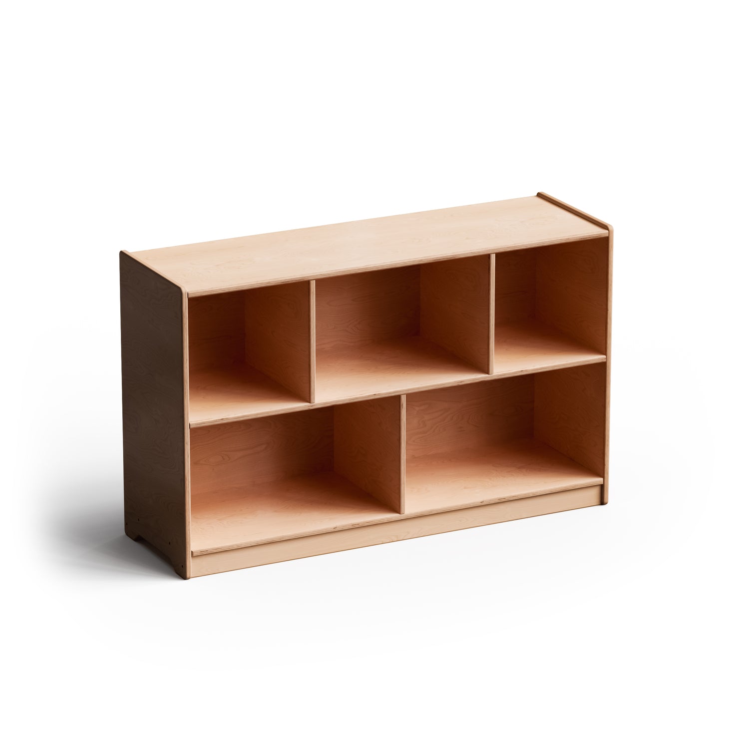 MontShelf One Shelf with Vertical Divider Birch Backed 30 x 48