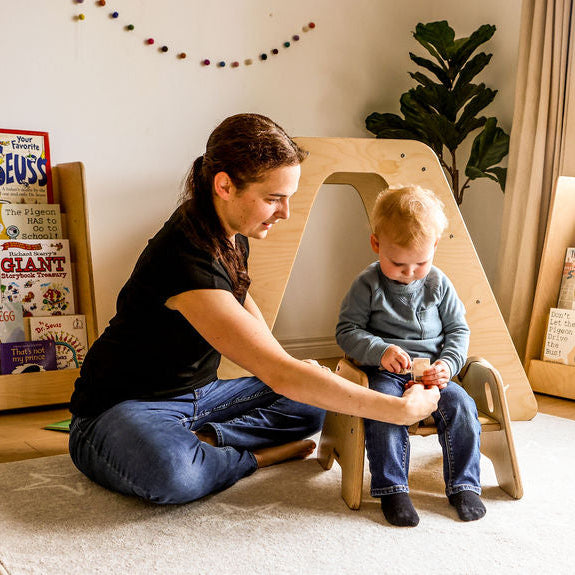 Stackable Infant Chair with Belt 6in