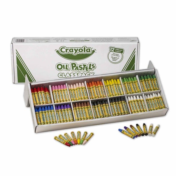Crayola Oil Pastels Classpack 336 ct 12 colours