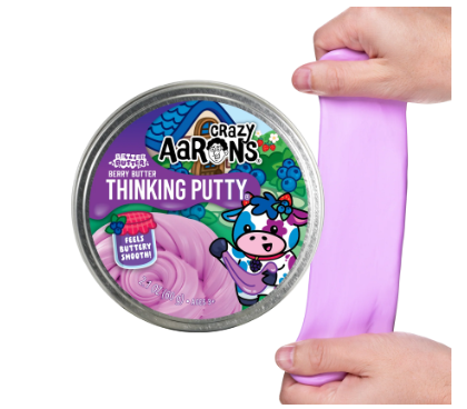 Crazy Aarons Thinking Putty Better Butter Berry Butter