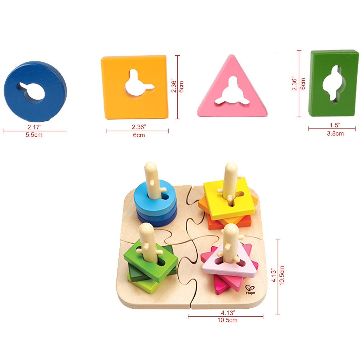 Creative Peg Puzzle by Hape