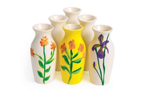 Decorative Ceramic Vase Set of 12
