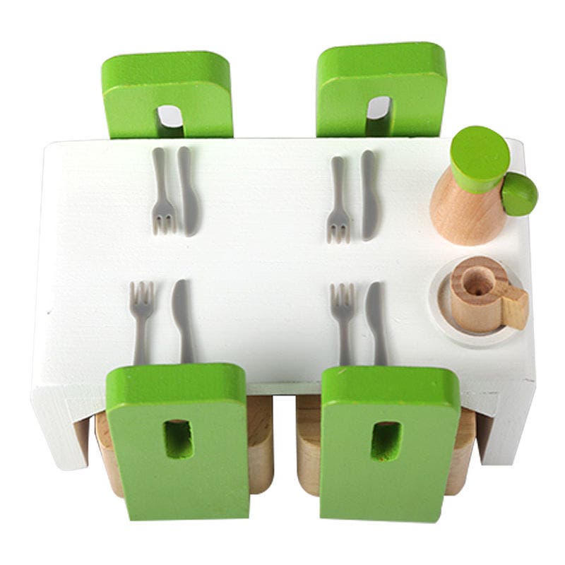 Wooden Dollhouse Furniture Dining Room by Hape