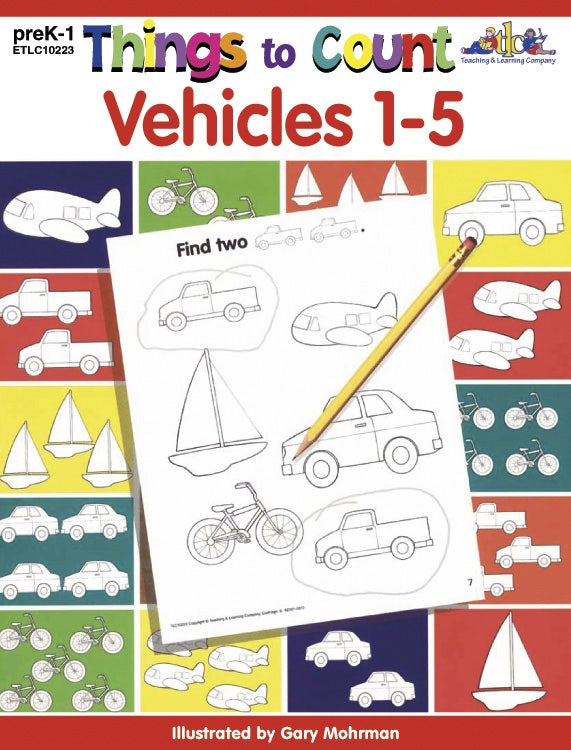 Things to Count: Vehicles 1-5 Ebook
