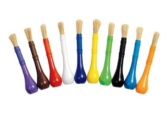 Easy Grip Brushes Set Of 10