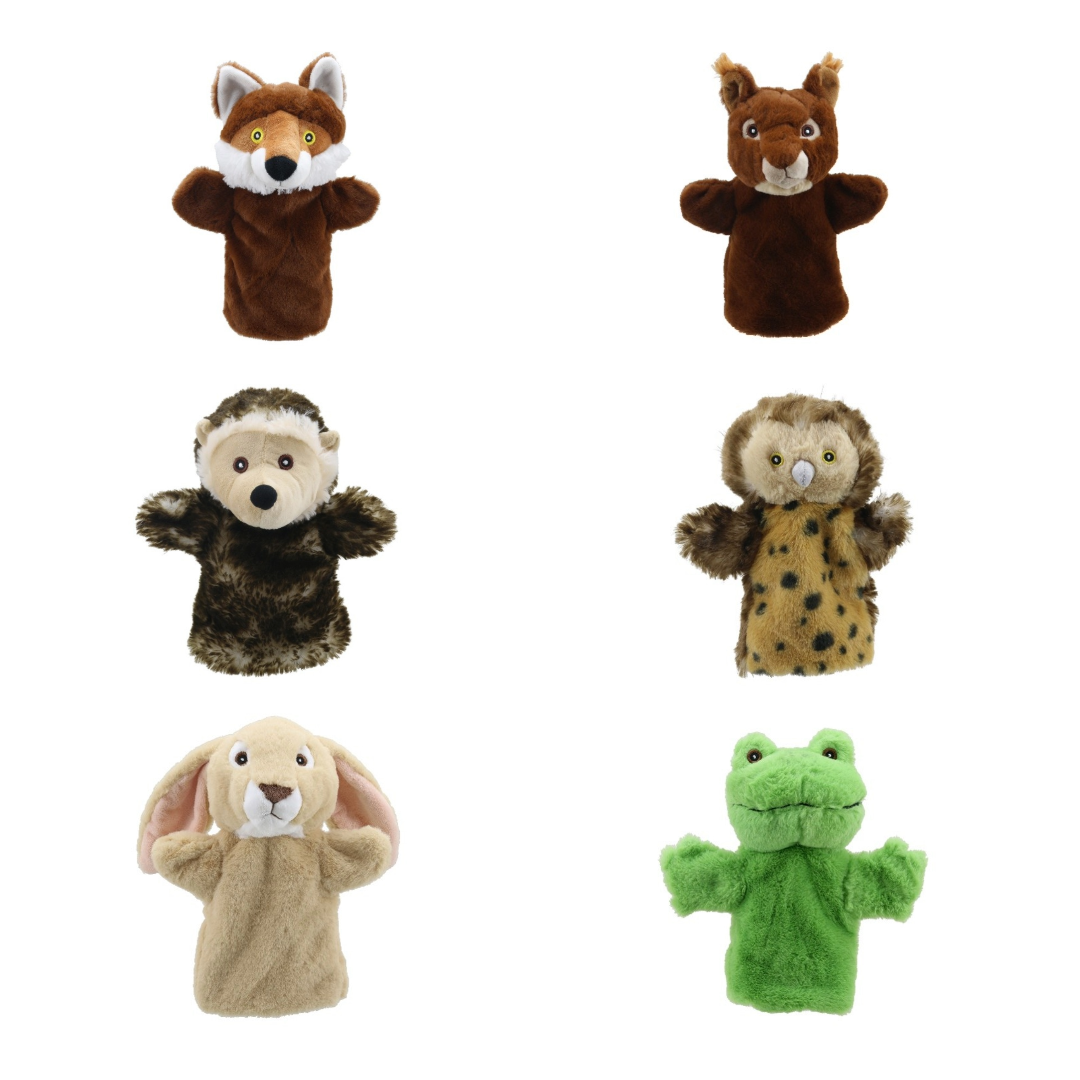 Eco Animal Puppet Buddies Woodland Set of 6