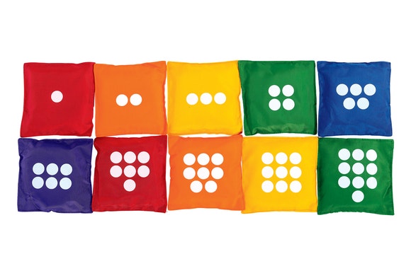 Excellerations 1-10 Number Bean Bags Set of 20