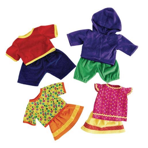 Excellerations Doll Clothes 8 pcs 12-17 inches