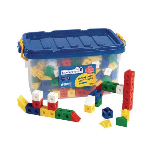 Excellerations Linking Cubes and Triangles set of 360