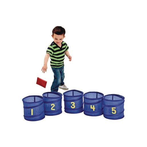 Excellerations Number Tossing Basket Set of 5