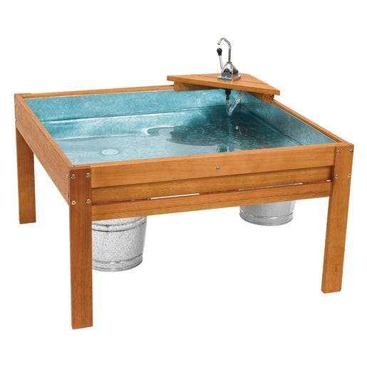 Excellerations Outdoor Panning Table With Pump