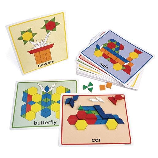 Excellerations Pattern Block Picture Card