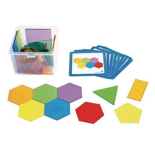 Excellerations STEM Translucent Attribute Shapes 36 Pieces
